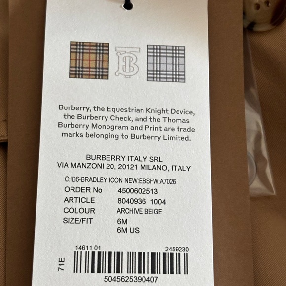 Kids Beige Hooded Jacket - Picture 6 of 7